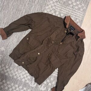 1. State Women's Brown Military Jacket
